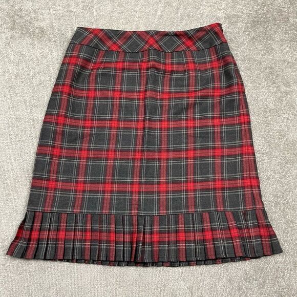Pendleton Dresses & Skirts - Vintage Pendleton Women’s Size 10 Red Black Buffalo Plaid Knee Length Skirt